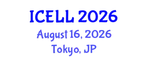 International Conference on English Language and Linguistics (ICELL) August 16, 2026 - Tokyo, Japan