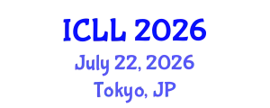 International Conference on Language Learning (ICLL) July 22, 2026 - Tokyo, Japan