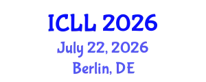 International Conference on Language Learning (ICLL) July 22, 2026 - Berlin, Germany