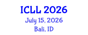International Conference on Language Learning (ICLL) July 15, 2026 - Bali, Indonesia