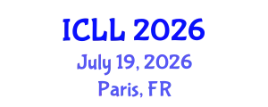International Conference on Language Learning (ICLL) July 19, 2026 - Paris, France