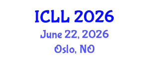 International Conference on Language Learning (ICLL) June 22, 2026 - Oslo, Norway