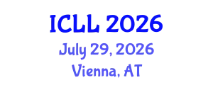 International Conference on Language Learning (ICLL) July 29, 2026 - Vienna, Austria