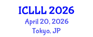 International Conference on Languages, Literature and Linguistics (ICLLL) April 20, 2026 - Tokyo, Japan