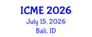 International Conference on Management Engineering (ICME) July 15, 2026 - Bali, Indonesia