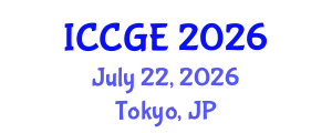 International Conference on Civil and Geological Engineering (ICCGE) July 22, 2026 - Tokyo, Japan