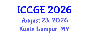 International Conference on Civil and Geological Engineering (ICCGE) August 23, 2026 - Kuala Lumpur, Malaysia