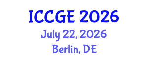 International Conference on Civil and Geological Engineering (ICCGE) July 22, 2026 - Berlin, Germany
