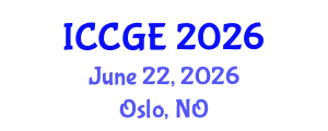 International Conference on Civil and Geological Engineering (ICCGE) June 22, 2026 - Oslo, Norway