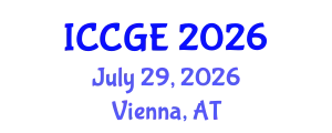 International Conference on Civil and Geological Engineering (ICCGE) July 29, 2026 - Vienna, Austria