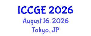 International Conference on Civil and Geological Engineering (ICCGE) August 16, 2026 - Tokyo, Japan