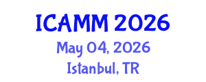 International Conference on Applied Mechanics and Mathematics (ICAMM) May 04, 2026 - Istanbul, Turkey