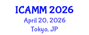 International Conference on Applied Mechanics and Mathematics (ICAMM) April 20, 2026 - Tokyo, Japan