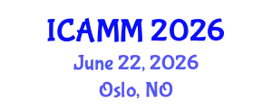 International Conference on Applied Mechanics and Mathematics (ICAMM) June 22, 2026 - Oslo, Norway