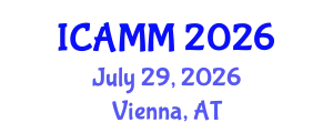 International Conference on Applied Mechanics and Mathematics (ICAMM) July 29, 2026 - Vienna, Austria
