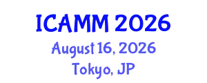 International Conference on Applied Mechanics and Mathematics (ICAMM) August 16, 2026 - Tokyo, Japan