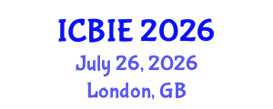 International Conference on Business and Information Engineering (ICBIE) July 26, 2026 - London, United Kingdom