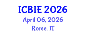 International Conference on Business and Information Engineering (ICBIE) April 06, 2026 - Rome, Italy