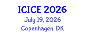 International Conference on Information and Communication Engineering (ICICE) July 19, 2026 - Copenhagen, Denmark