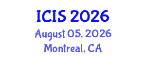 International Conference on Intelligent Systems (ICIS) August 05, 2026 - Montreal, Canada