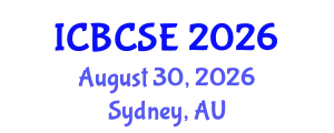 International Conference on Biological and Chemical Systems Engineering (ICBCSE) August 30, 2026 - Sydney, Australia