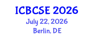 International Conference on Biological and Chemical Systems Engineering (ICBCSE) July 22, 2026 - Berlin, Germany