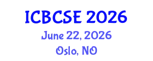 International Conference on Biological and Chemical Systems Engineering (ICBCSE) June 22, 2026 - Oslo, Norway