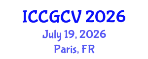 International Conference on Computational Geometry and Computer Vision (ICCGCV) July 19, 2026 - Paris, France