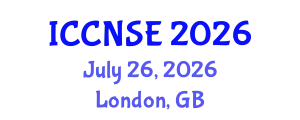 International Conference on Cognitive and Neural Systems Engineering (ICCNSE) July 26, 2026 - London, United Kingdom