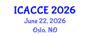 International Conference on Applied Chemistry and Chemical Engineering (ICACCE) June 22, 2026 - Oslo, Norway