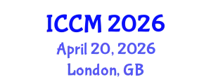 International Conference on Computational Mathematics (ICCM) April 20, 2026 - London, United Kingdom