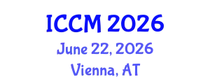 International Conference on Computational Mathematics (ICCM) June 22, 2026 - Vienna, Austria