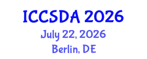 International Conference on Computational Statistics and Data Analysis (ICCSDA) July 22, 2026 - Berlin, Germany