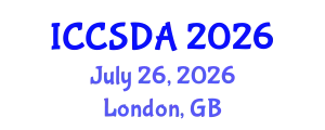 International Conference on Computational Statistics and Data Analysis (ICCSDA) July 26, 2026 - London, United Kingdom