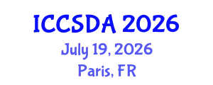 International Conference on Computational Statistics and Data Analysis (ICCSDA) July 19, 2026 - Paris, France