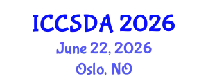 International Conference on Computational Statistics and Data Analysis (ICCSDA) June 22, 2026 - Oslo, Norway