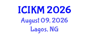 International Conference on Information and Knowledge Management (ICIKM) August 09, 2026 - Lagos, Nigeria