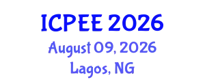 International Conference on Physics and Electronics Engineering (ICPEE) August 09, 2026 - Lagos, Nigeria