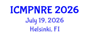 International Conference on Medical Physics, Nuclear and Radiological Engineering (ICMPNRE) July 19, 2026 - Helsinki, Finland