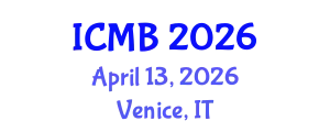 International Conference on Mathematical Biology (ICMB) April 13, 2026 - Venice, Italy