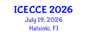 International Conference on Electrical, Computer and Communication Engineering (ICECCE) July 19, 2026 - Helsinki, Finland