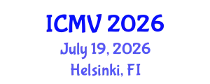 International Conference on Machine Vision (ICMV) July 19, 2026 - Helsinki, Finland
