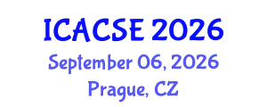 International Conference on Applied Computer Science and Engineering (ICACSE) September 06, 2026 - Prague, Czechia