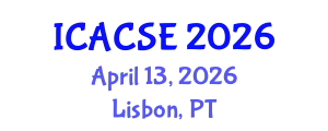 International Conference on Applied Computer Science and Engineering (ICACSE) April 13, 2026 - Lisbon, Portugal