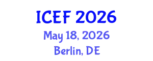 International Conference on Economics and Finance (ICEF) May 18, 2026 - Berlin, Germany