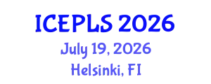International Conference on Economics, Political and Legal Sciences (ICEPLS) July 19, 2026 - Helsinki, Finland