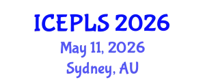 International Conference on Economics, Political and Legal Sciences (ICEPLS) May 11, 2026 - Sydney, Australia