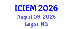 International Conference on Industrial Engineering and Management (ICIEM) August 09, 2026 - Lagos, Nigeria
