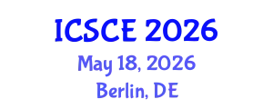 International Conference on Structural and Construction Engineering (ICSCE) May 18, 2026 - Berlin, Germany