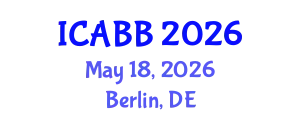 International Conference on Applied Bioscience and Biotechnology (ICABB) May 18, 2026 - Berlin, Germany